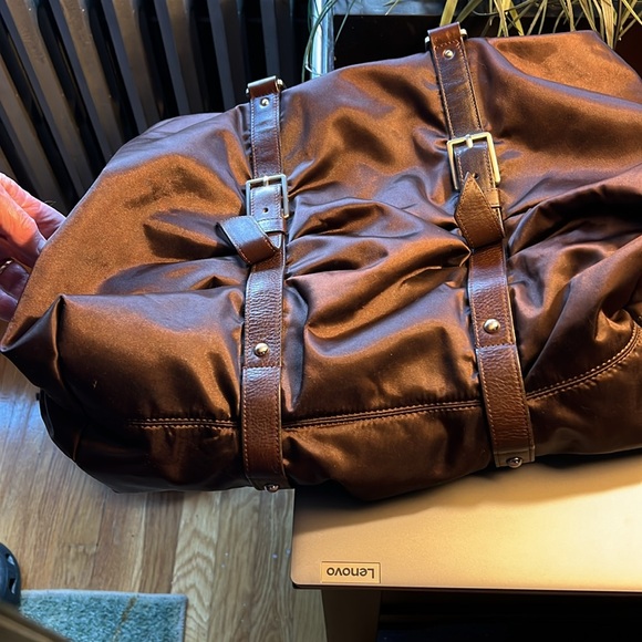 Botkier, Sable chocolate color nylon and leather travel bag/overnight bag - Picture 11 of 11